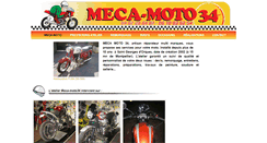 Desktop Screenshot of meca-moto34.com