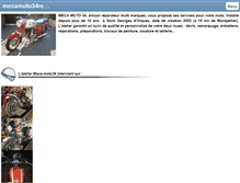 Tablet Screenshot of meca-moto34.com